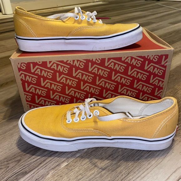 yellow van sneakers